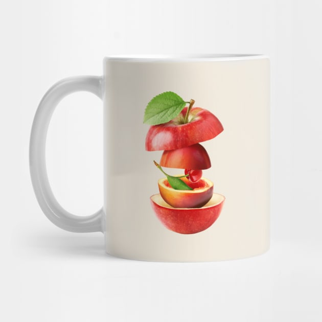 Apple Peach Cherry Gifts Vegetarian by BetterManufaktur